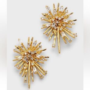 Sun radiant stud earrings N134